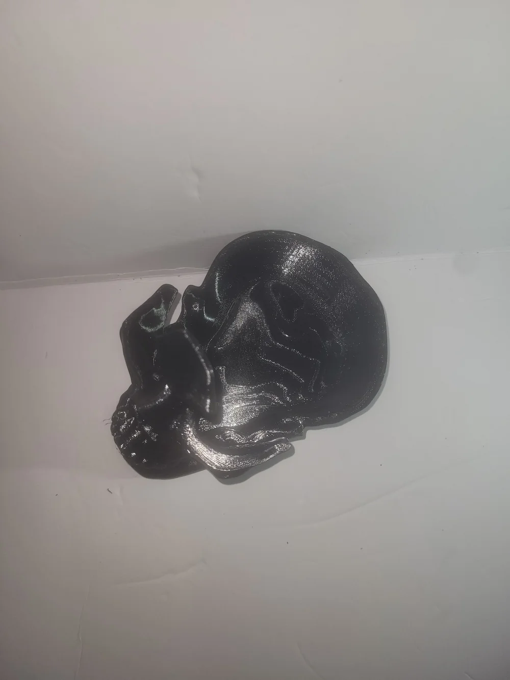 Black Skull Shaped EDC Dump Tray